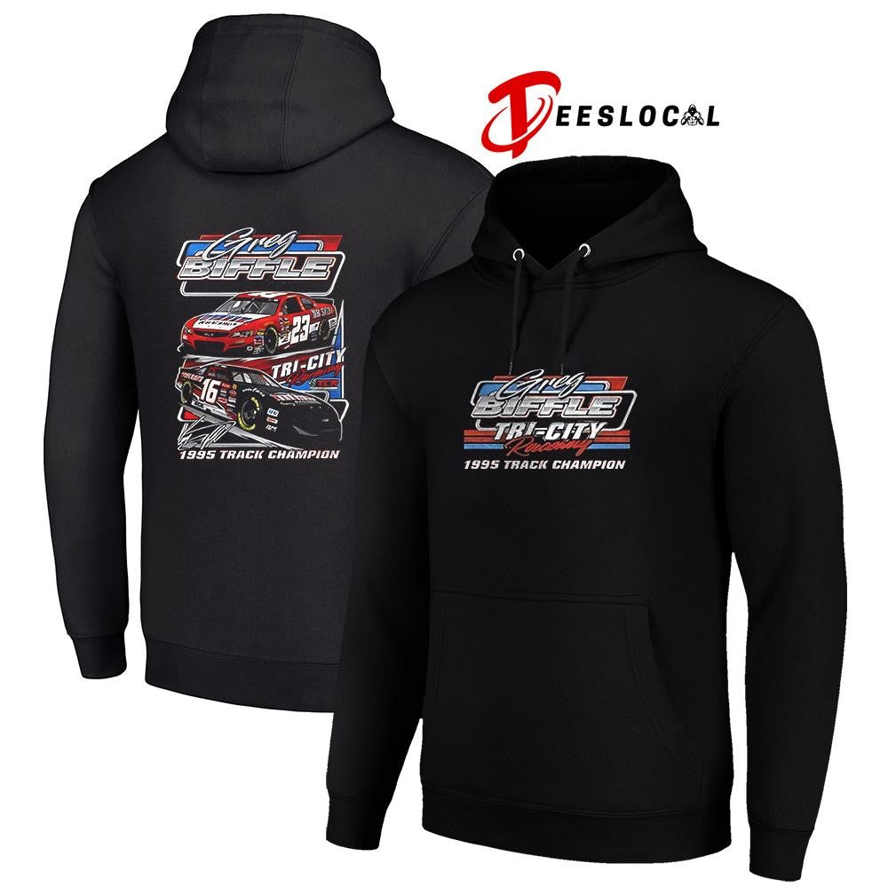 Greg Biffle Arca Past and Present raceway 1995 Track Champion car racing graphic shirt