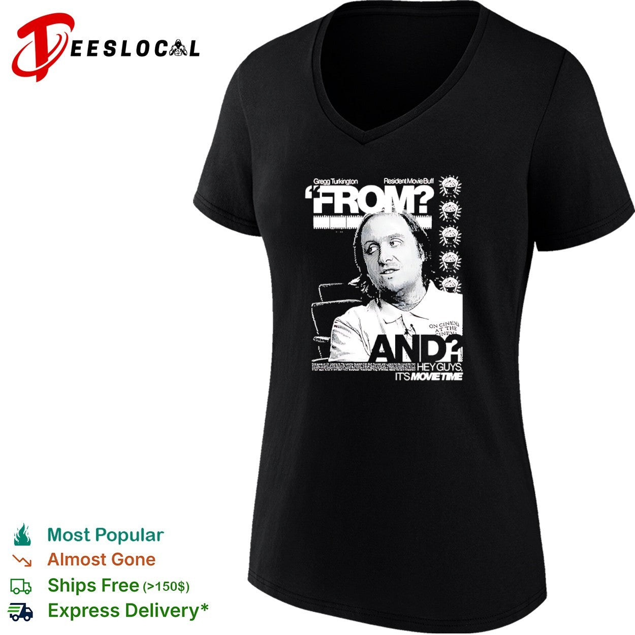 Gregg Turkington On Cinema at the Cinema Movie Buff shirt