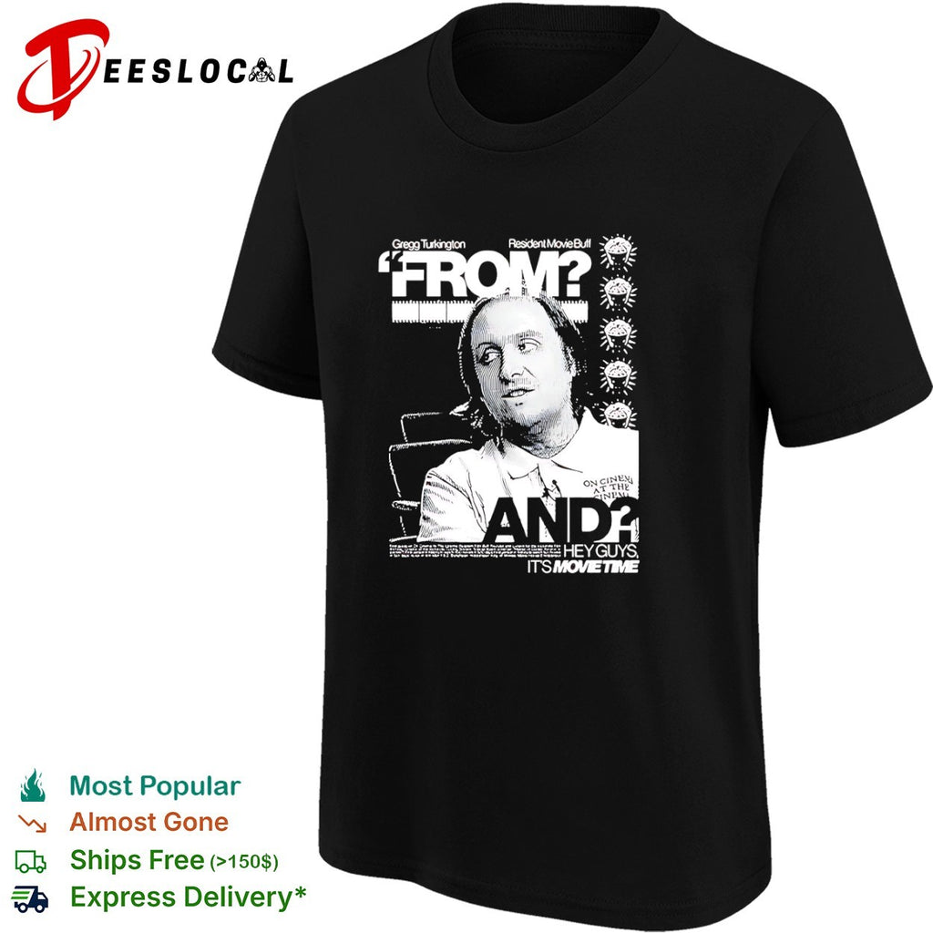Gregg Turkington On Cinema at the Cinema Movie Buff shirt