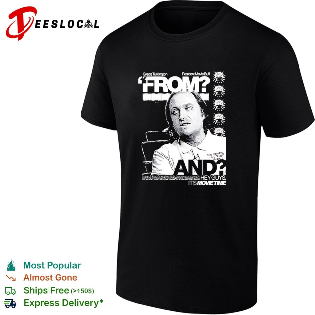 Gregg Turkington On Cinema at the Cinema Movie Buff shirt