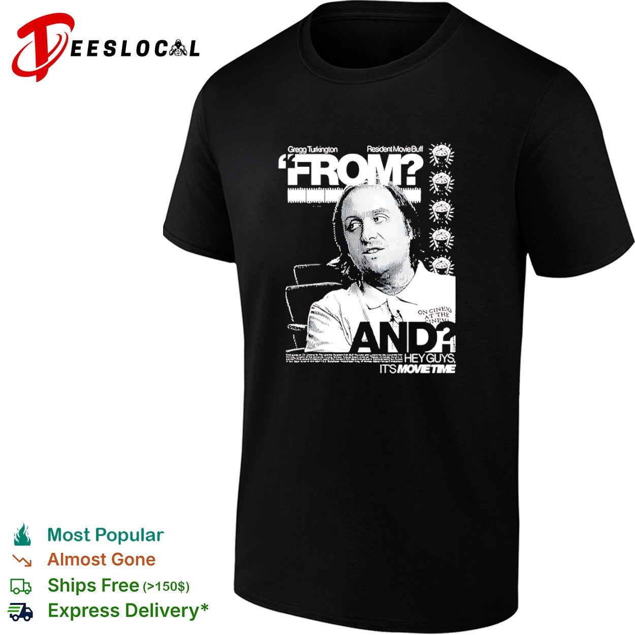 Gregg Turkington On Cinema at the Cinema Movie Buff shirt