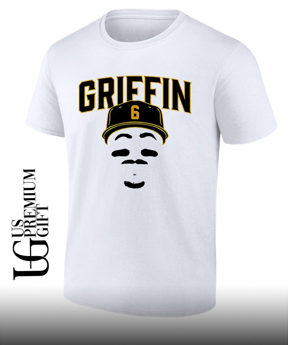 Griffin 06 Konnor Griffin Pittsburgh Pirates baseball blank face shirt