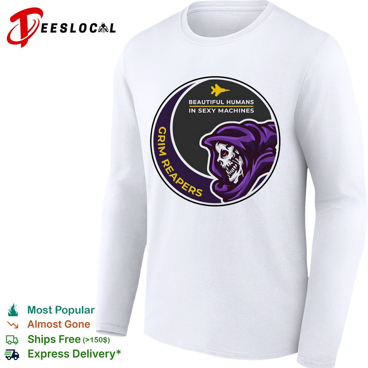 Grim Reapers Beautiful Humans in Sexy Machines Emblem shirt
