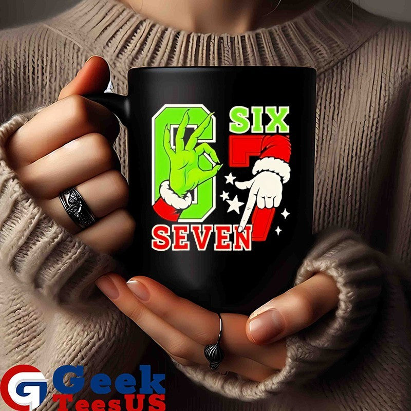 Grinch Santa 67 Christmas Tiktok Trending shirt