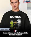 Grinch fist bump Jack Skellington Kohl’s Halloween 2025 shirt