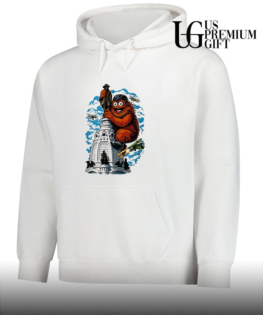 Gritty Kong hug Philadelphia City Hall shirt