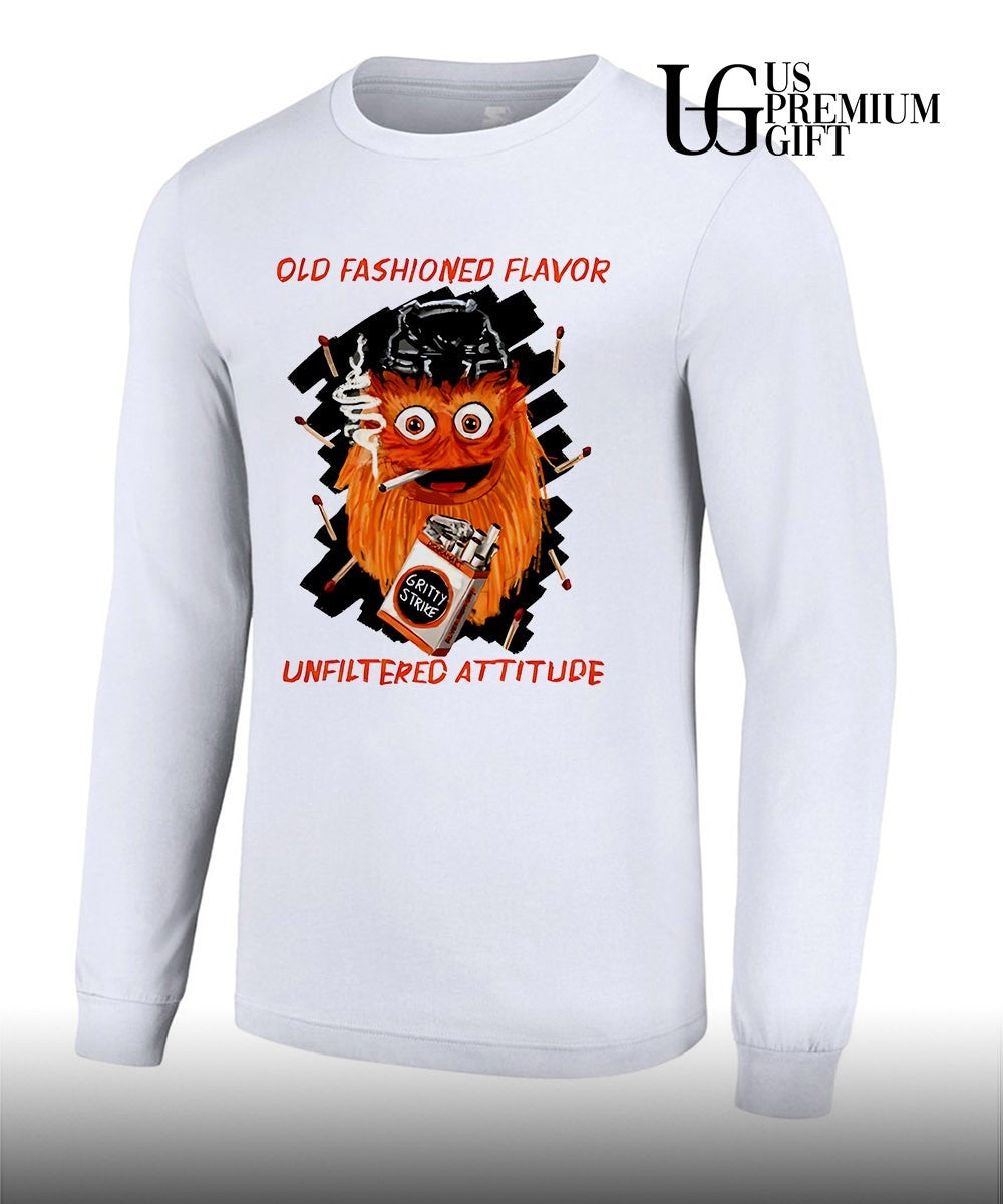 Gritty Philadelphia Flyers old fashioned flavor unfiltered attitude shirt