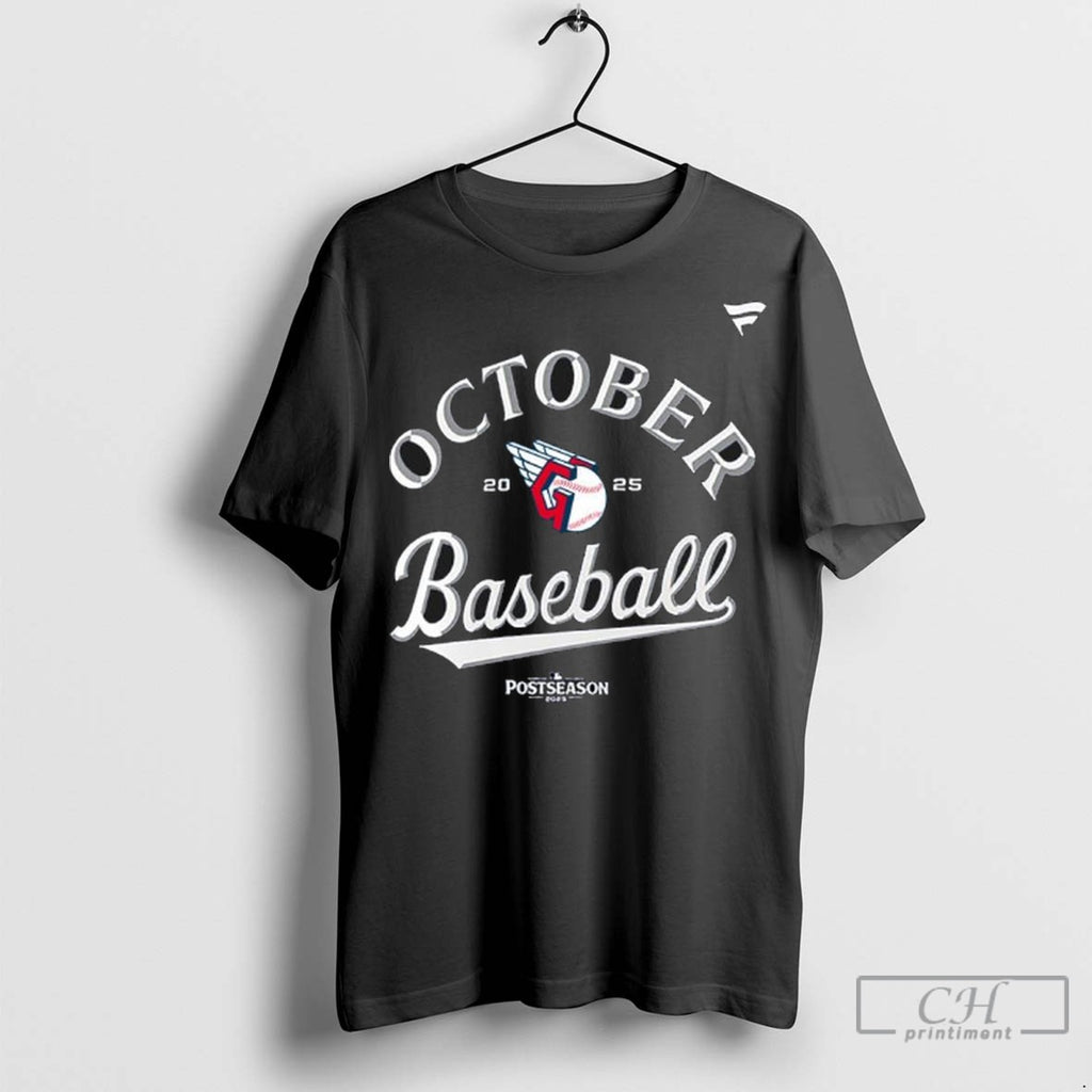 Guardians October Baseball Bound T Shirt Jpg