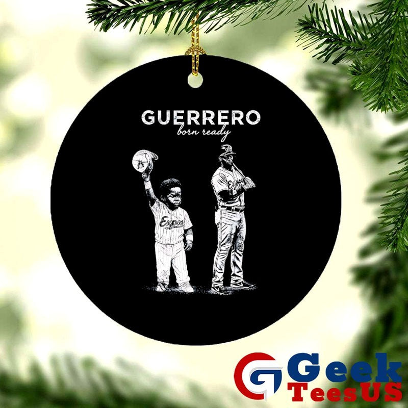 Guerrero Born Ready Toronto Blue Jays baseball portrait signature shirt