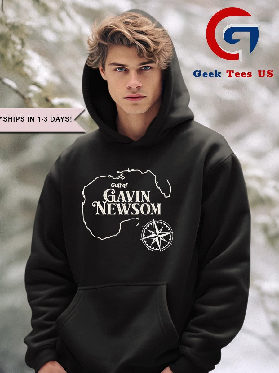 Gulf of Gavin Newsom Mexico Map 2028 shirt
