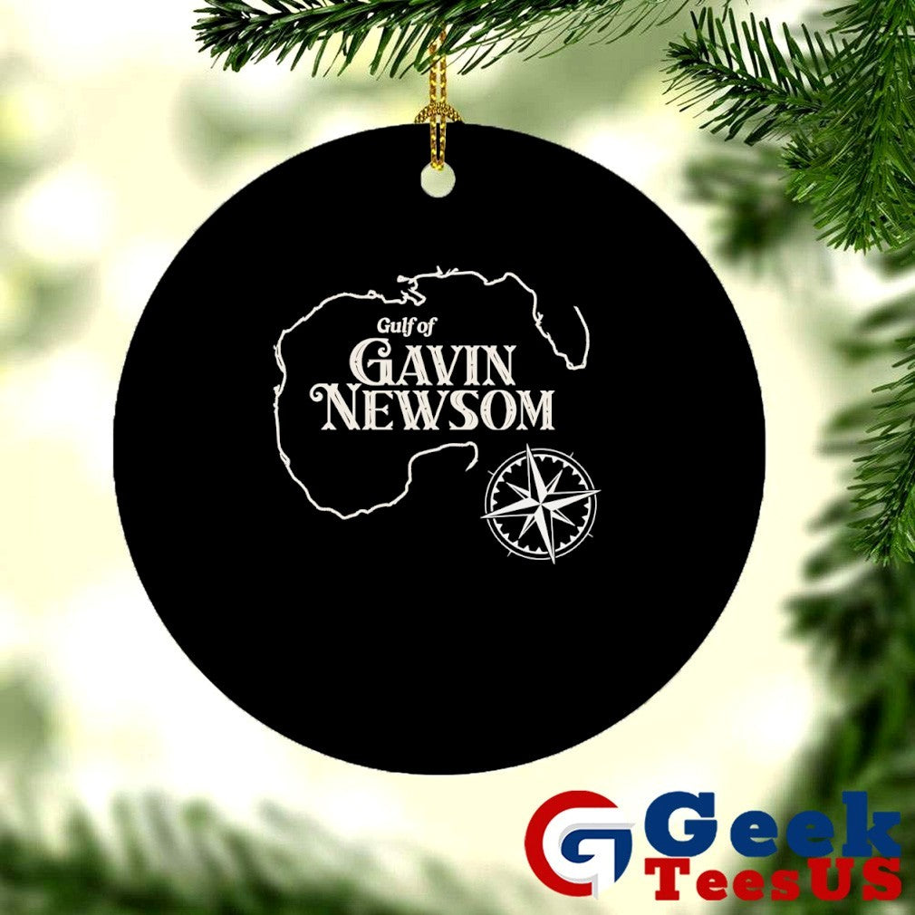 Gulf of Gavin Newsom Mexico Map 2028 shirt