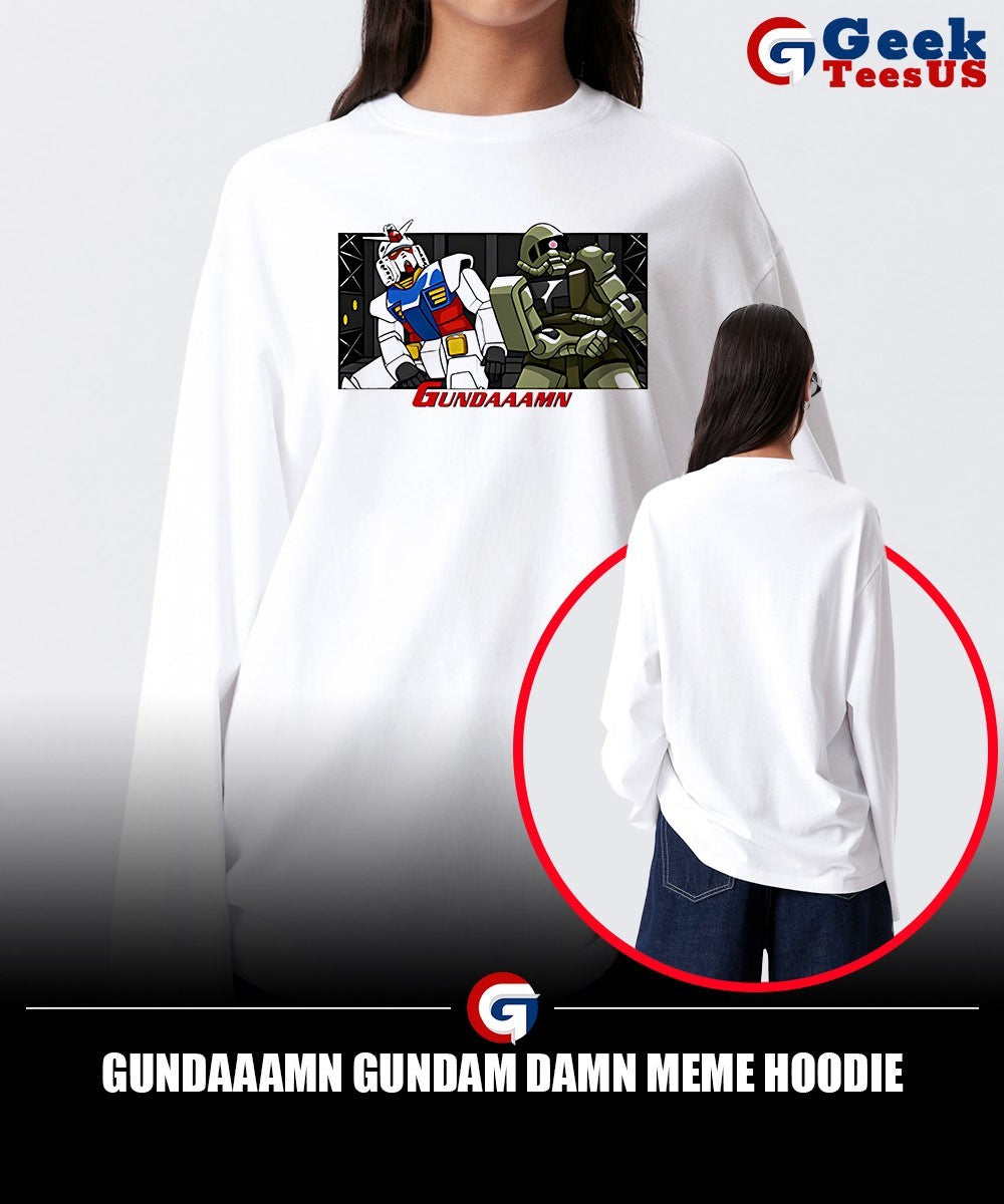 Gundaaamn Gundam Damn meme shirt