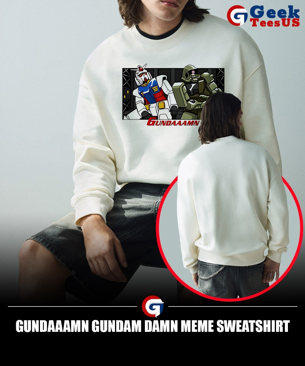 Gundaaamn Gundam Damn meme shirt
