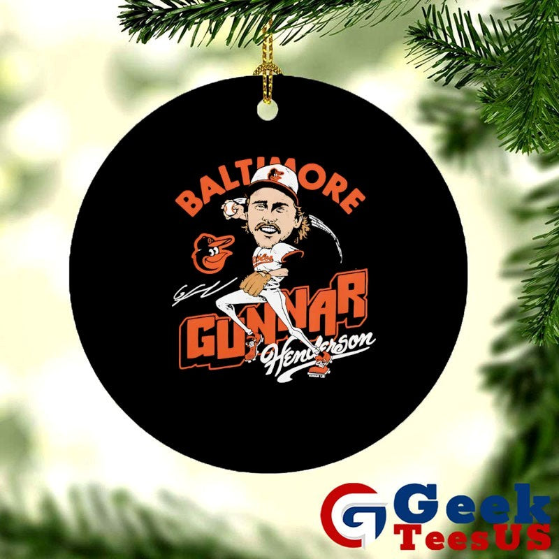 Gunnar Henderson player Baltimore Orioles baseball caricature shirt