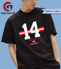 Gunner Stockton 14 Georgia Bulldogs football stripe shirt