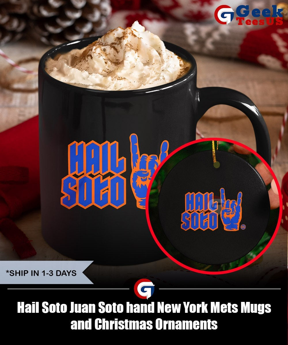 Hail Soto Juan Soto hand New York Mets shirt