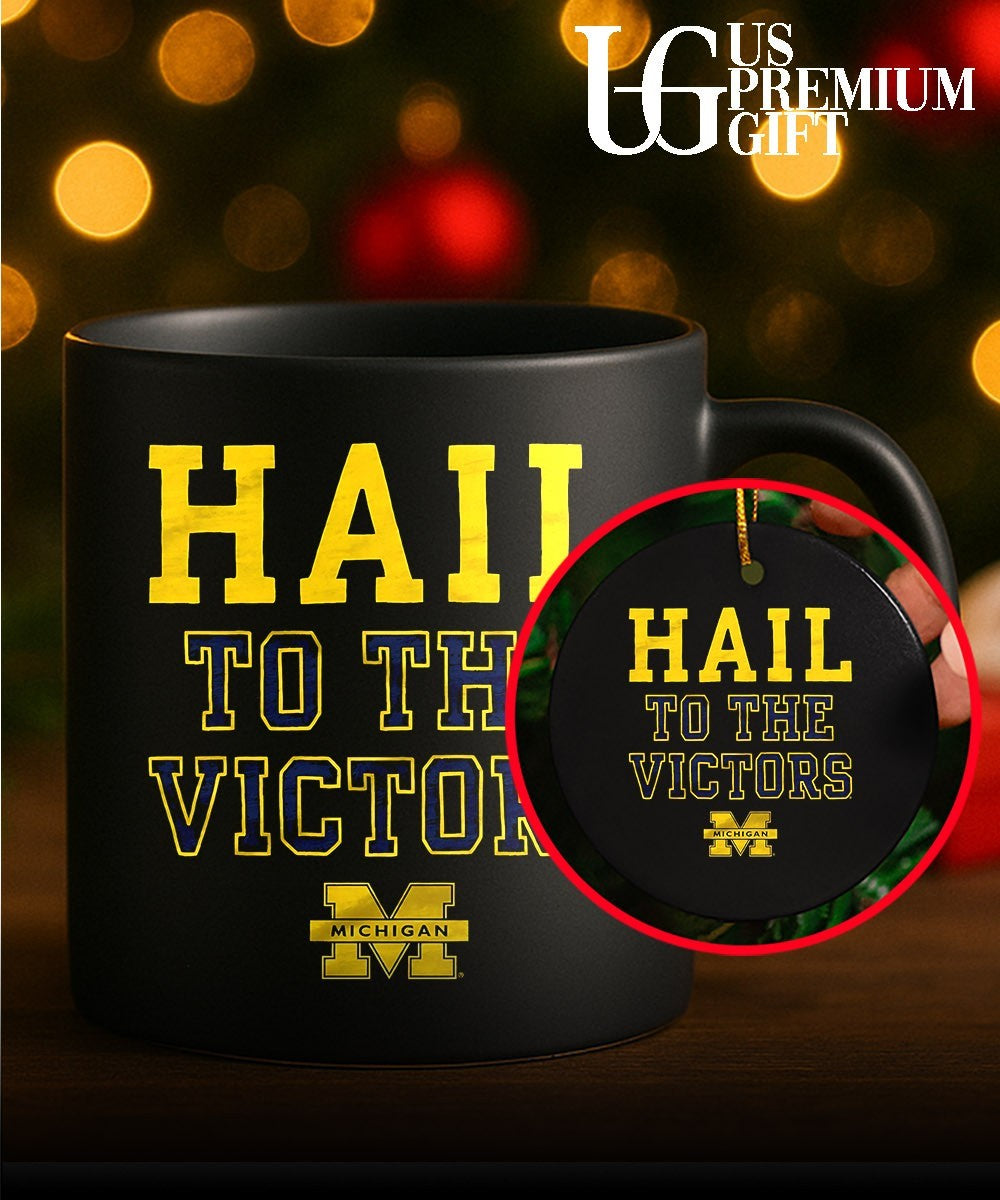 Hail to the victors Michigan Wolverines logo shirt