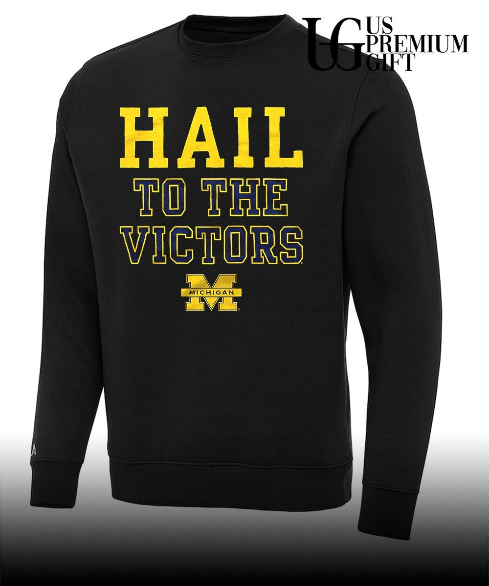 Hail to the victors Michigan Wolverines logo shirt