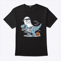 Halloween Ghost Riding Zombie T-Rex T Shirt