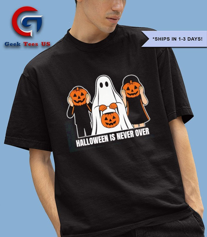 Halloween is never over pumkins 2025 shirt