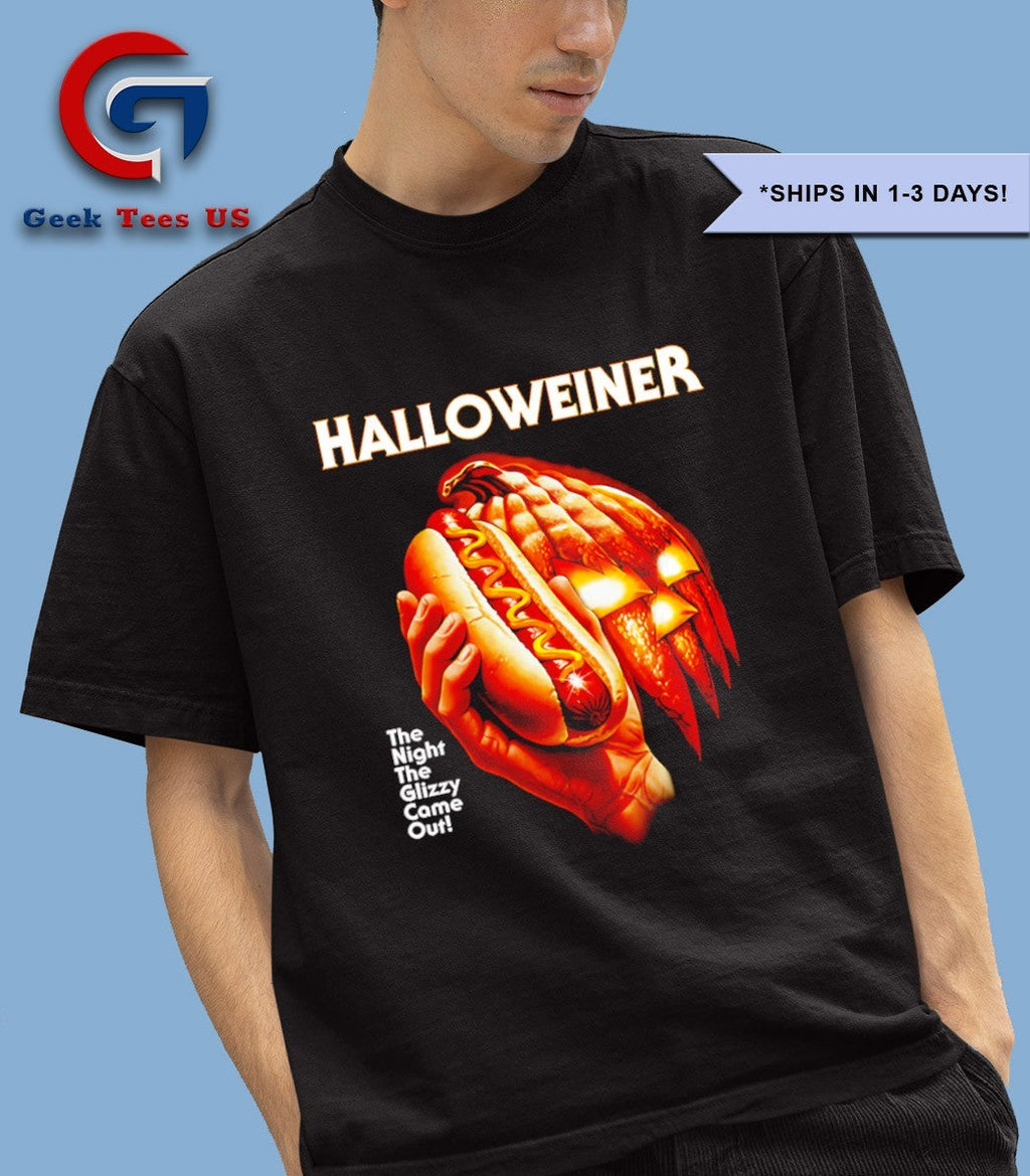Halloweiner Hotdog the night the glizzy came out shirt