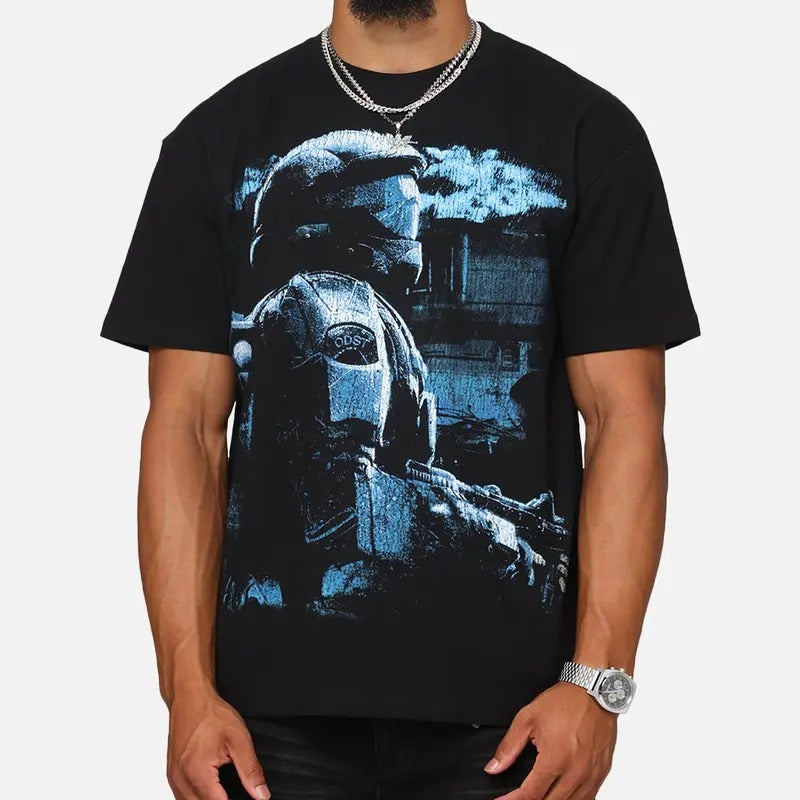 Halo Halo ODST Vintage T-Shirt Trending Movie Shirt Menswear Womenswear Streetwear Movie Fans Graphic Casual Clothing...