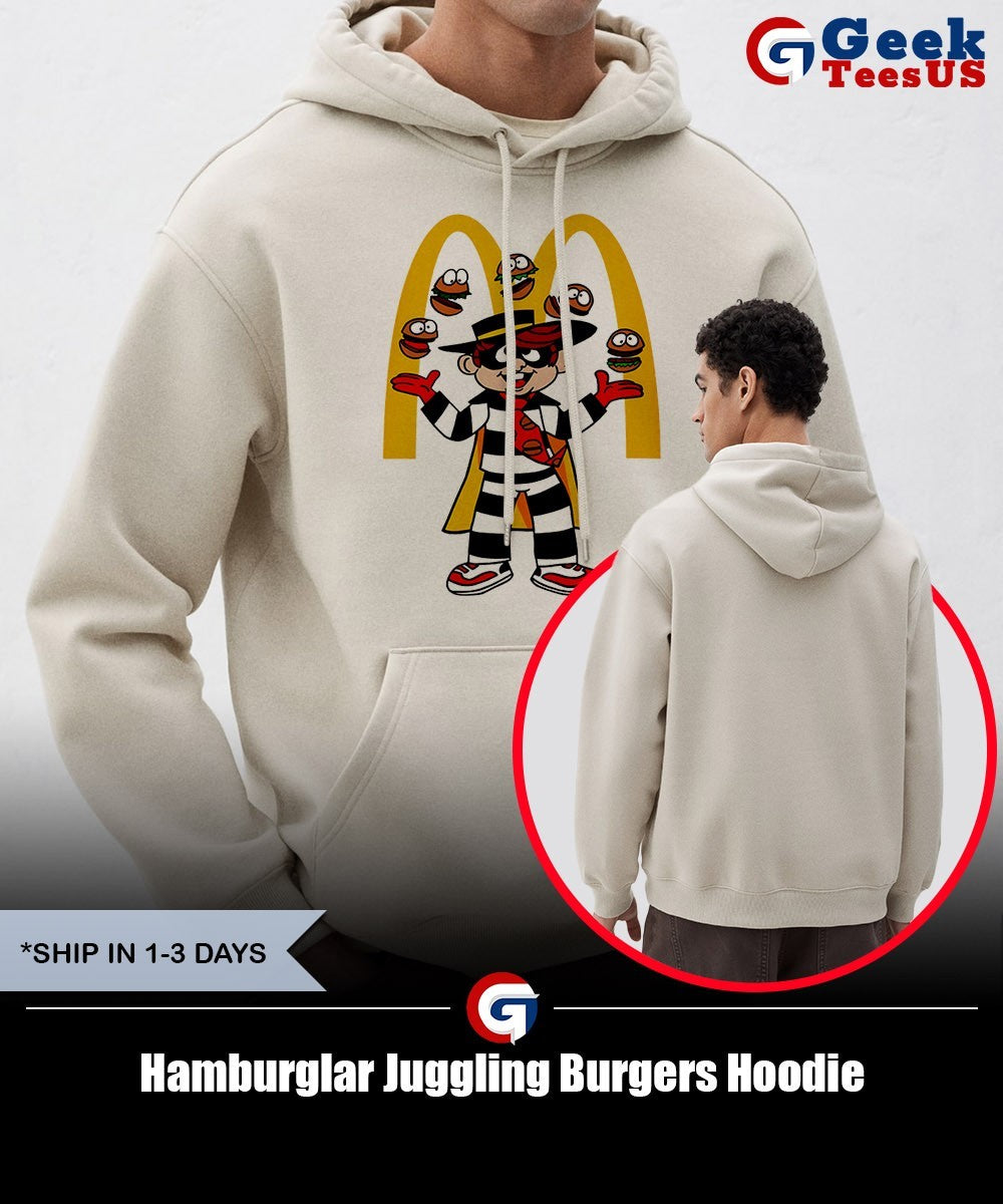 Hamburglar Juggling Burgers shirt