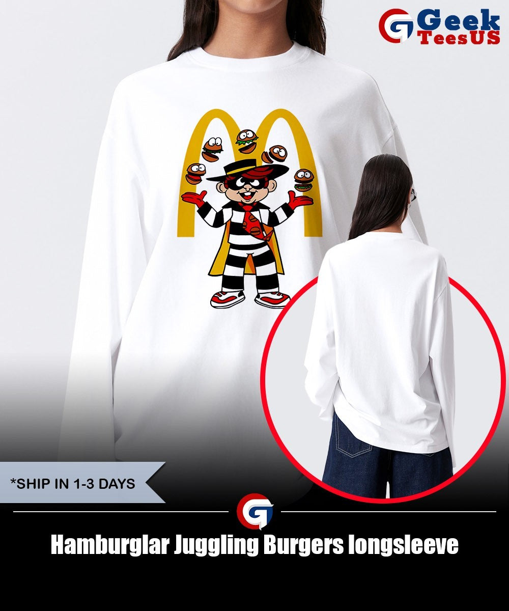 Hamburglar Juggling Burgers shirt