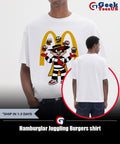 Hamburglar Juggling Burgers shirt