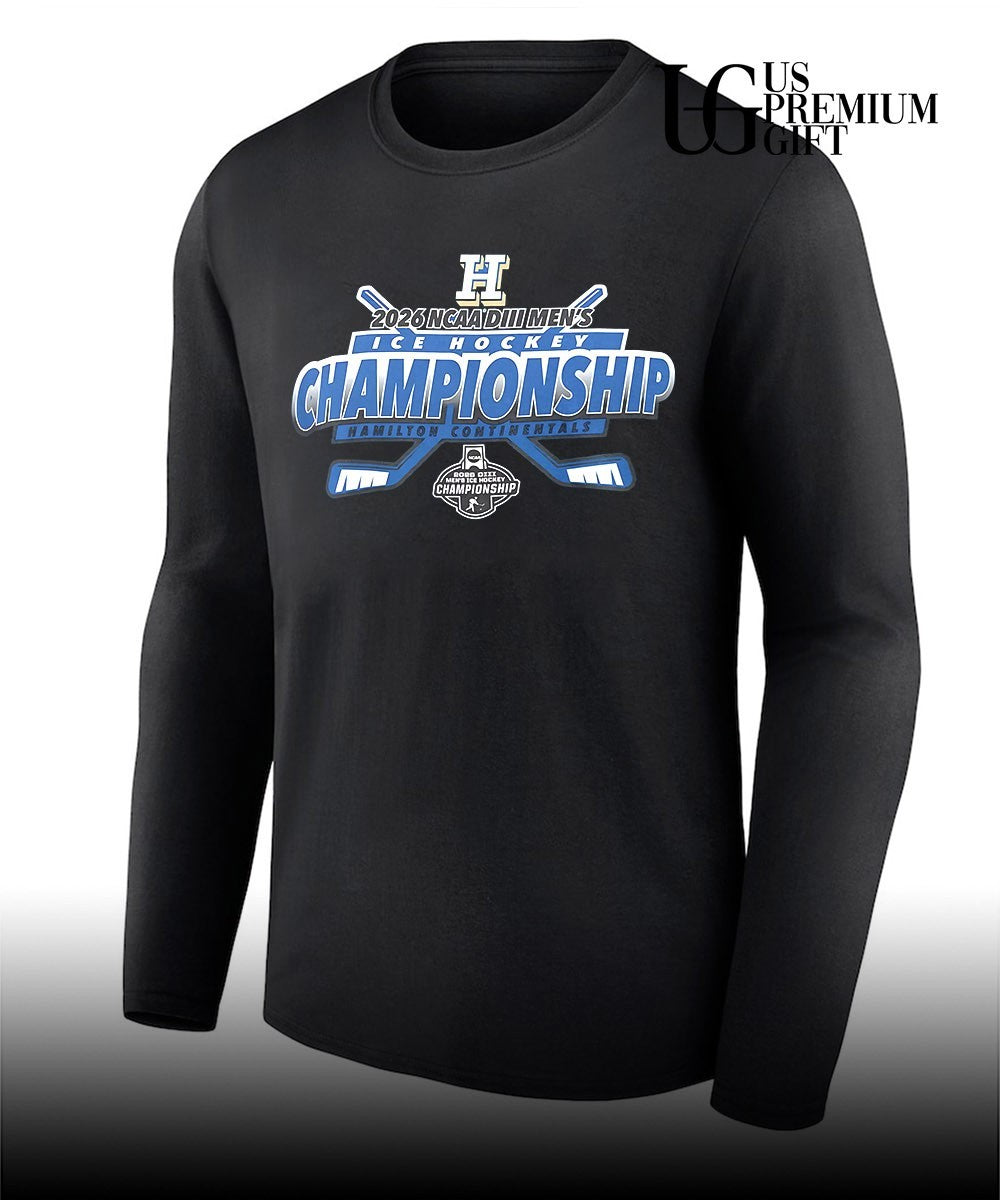 Hamilton Continentals NCAA Division III Men’s Ice Hockey Championship shirt