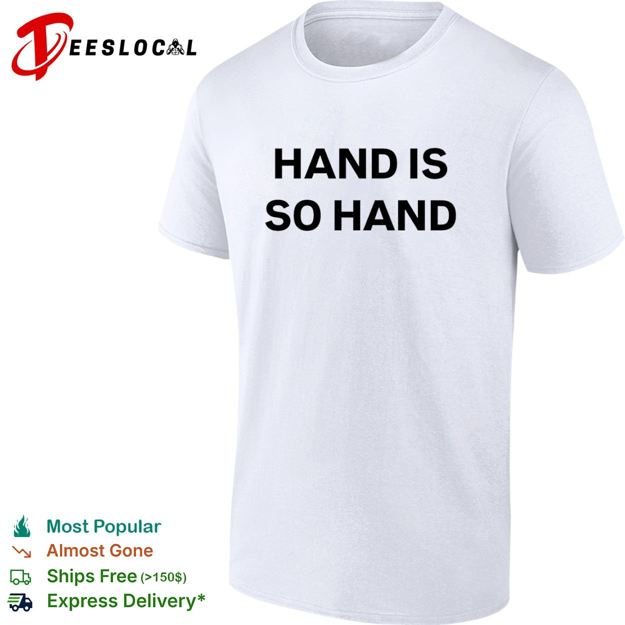 Hand Is So Hand Minimalist shirt