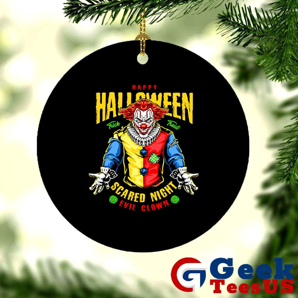 Happy Halloween Scared Night Evil Clown shirt