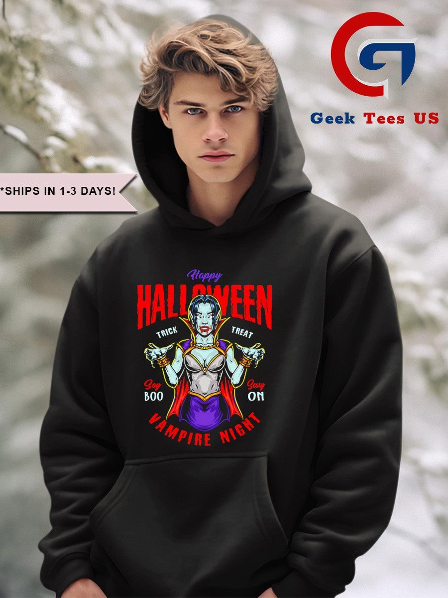 Happy Halloween Vampire Night 2025 shirt