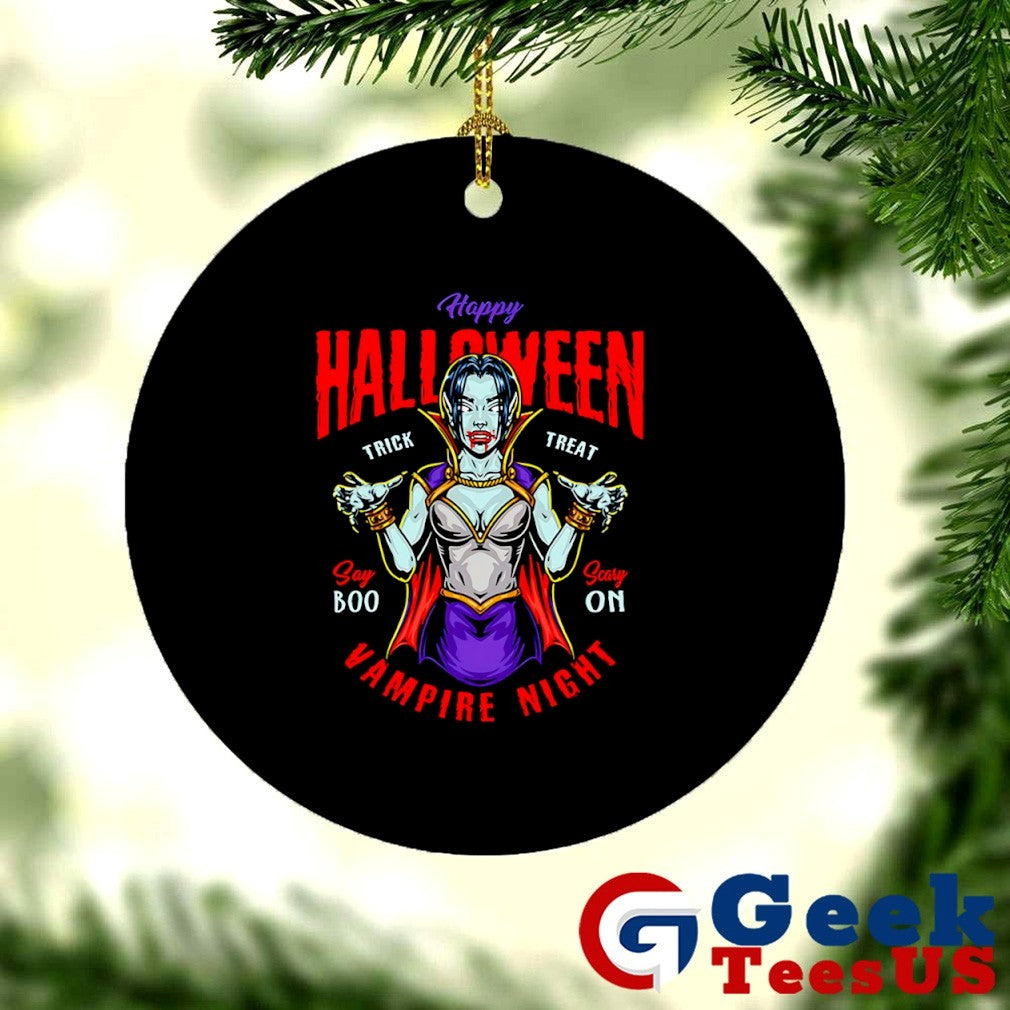 Happy Halloween Vampire Night 2025 shirt