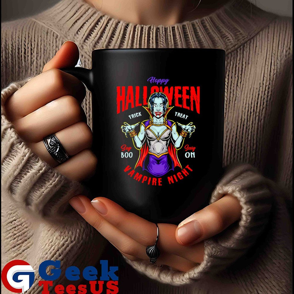 Happy Halloween Vampire Night 2025 shirt
