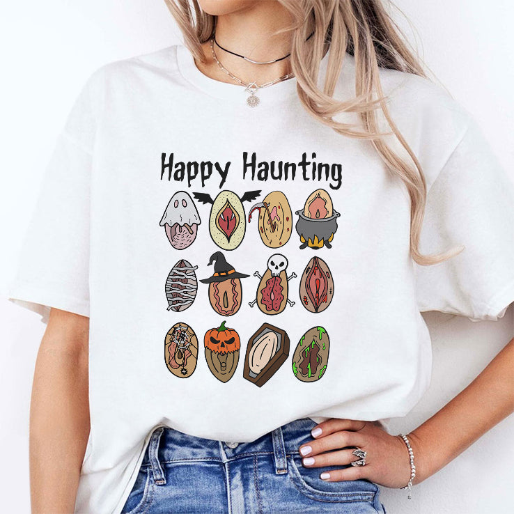 Happy Haunting Pussy Vagina Shirt