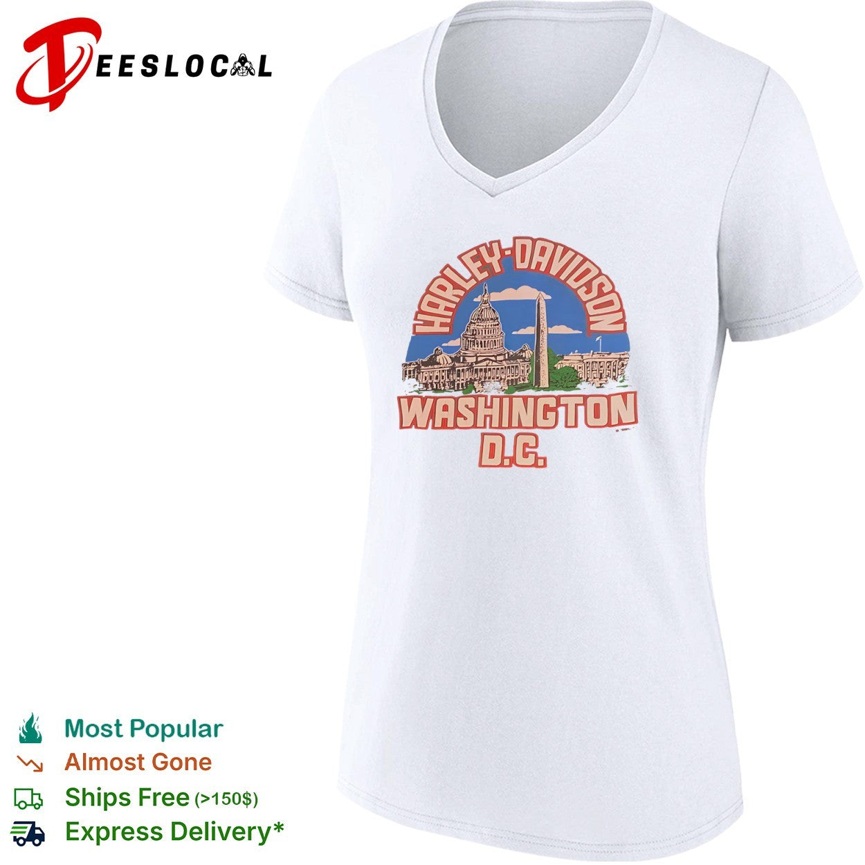 Harley-Davidson Washington DC Landmark shirt