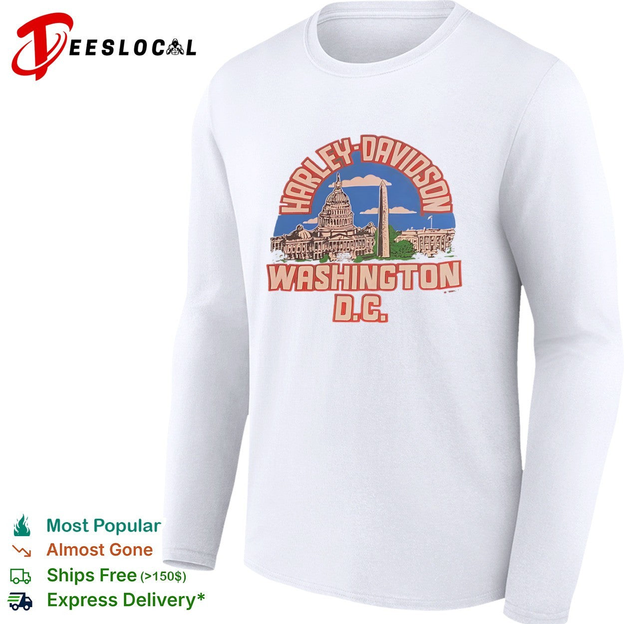 Harley-Davidson Washington DC Landmark shirt