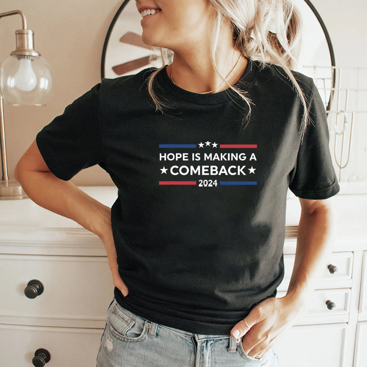 Harris Walz 2024 Hope Is Making A Comeback T Shirt
