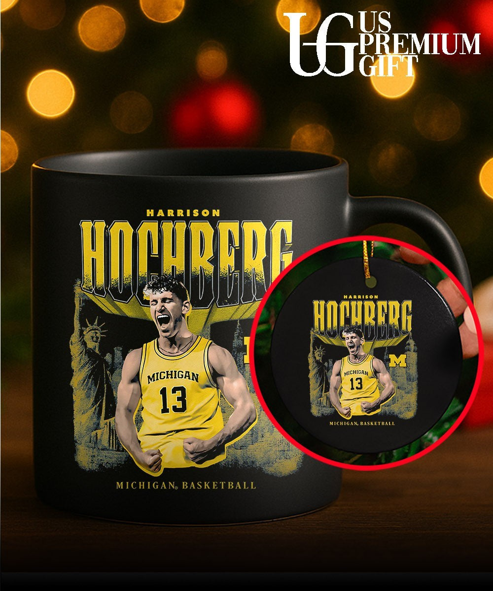 Harrison Hochberg Michigan Wolverines men’s basketball graphic shirt