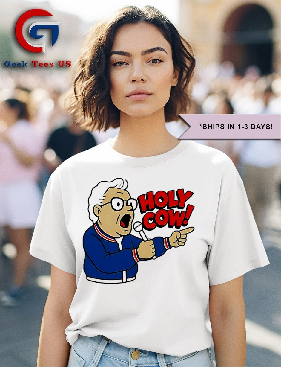 Harry Caray Holy Cow Legend Chicago Cubs shirt