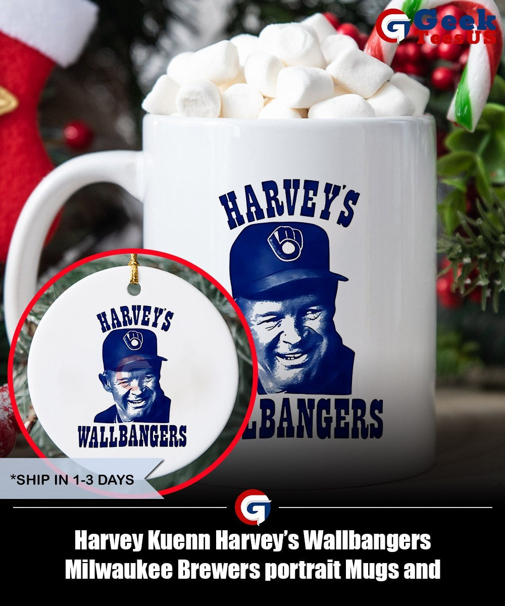 Harvey Kuenn Harvey’s Wallbangers Milwaukee Brewers portrait shirt