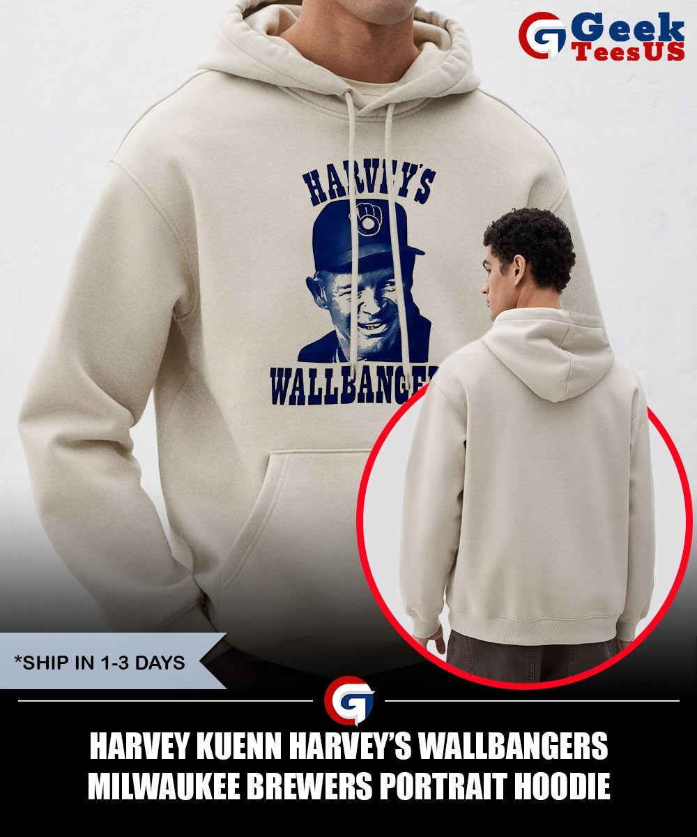 Harvey Kuenn Harvey’s Wallbangers Milwaukee Brewers portrait shirt