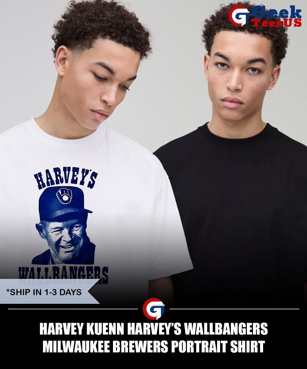 Harvey Kuenn Harvey’s Wallbangers Milwaukee Brewers portrait shirt