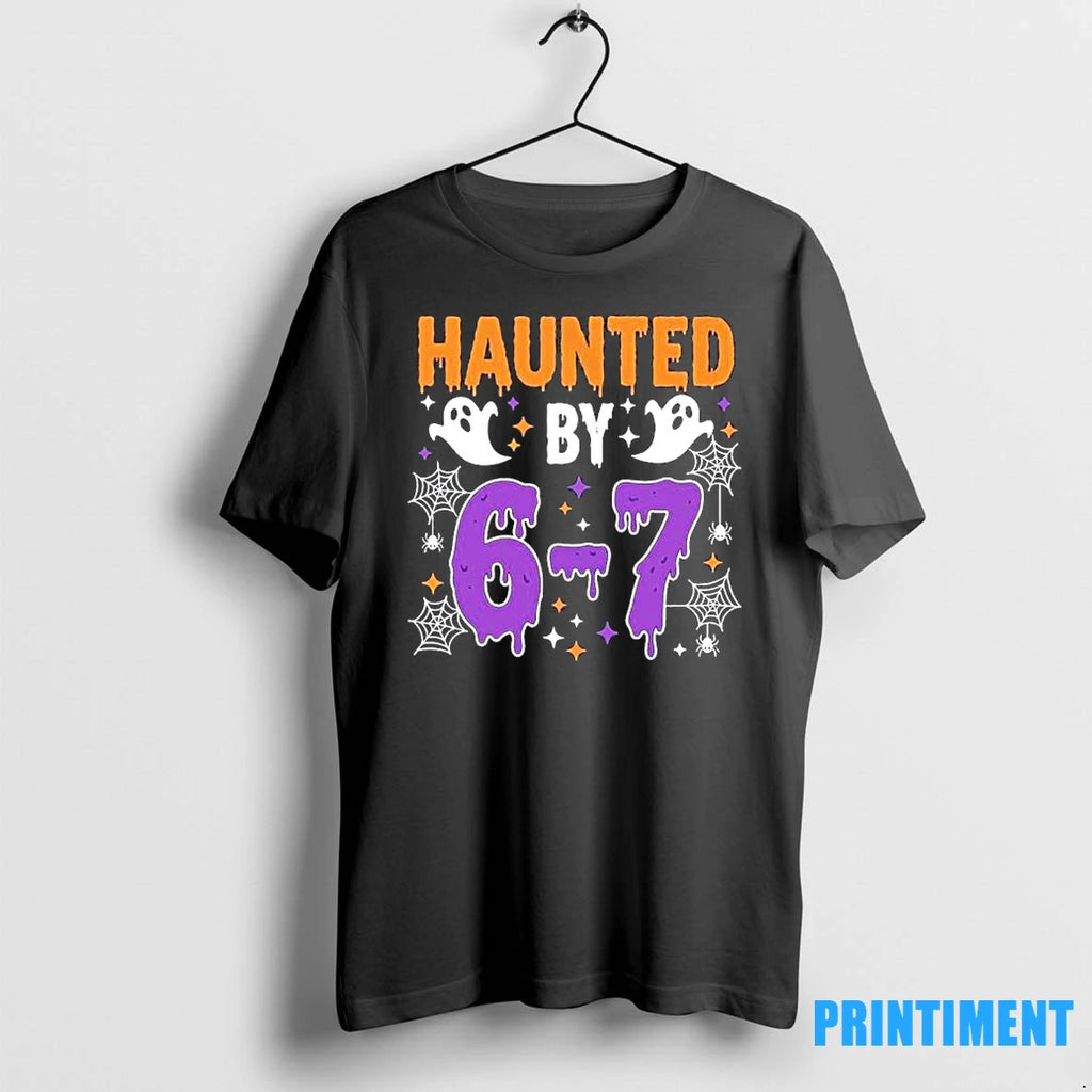 Haunted By 67 Halloween Gift Meme Tshirts Sweater