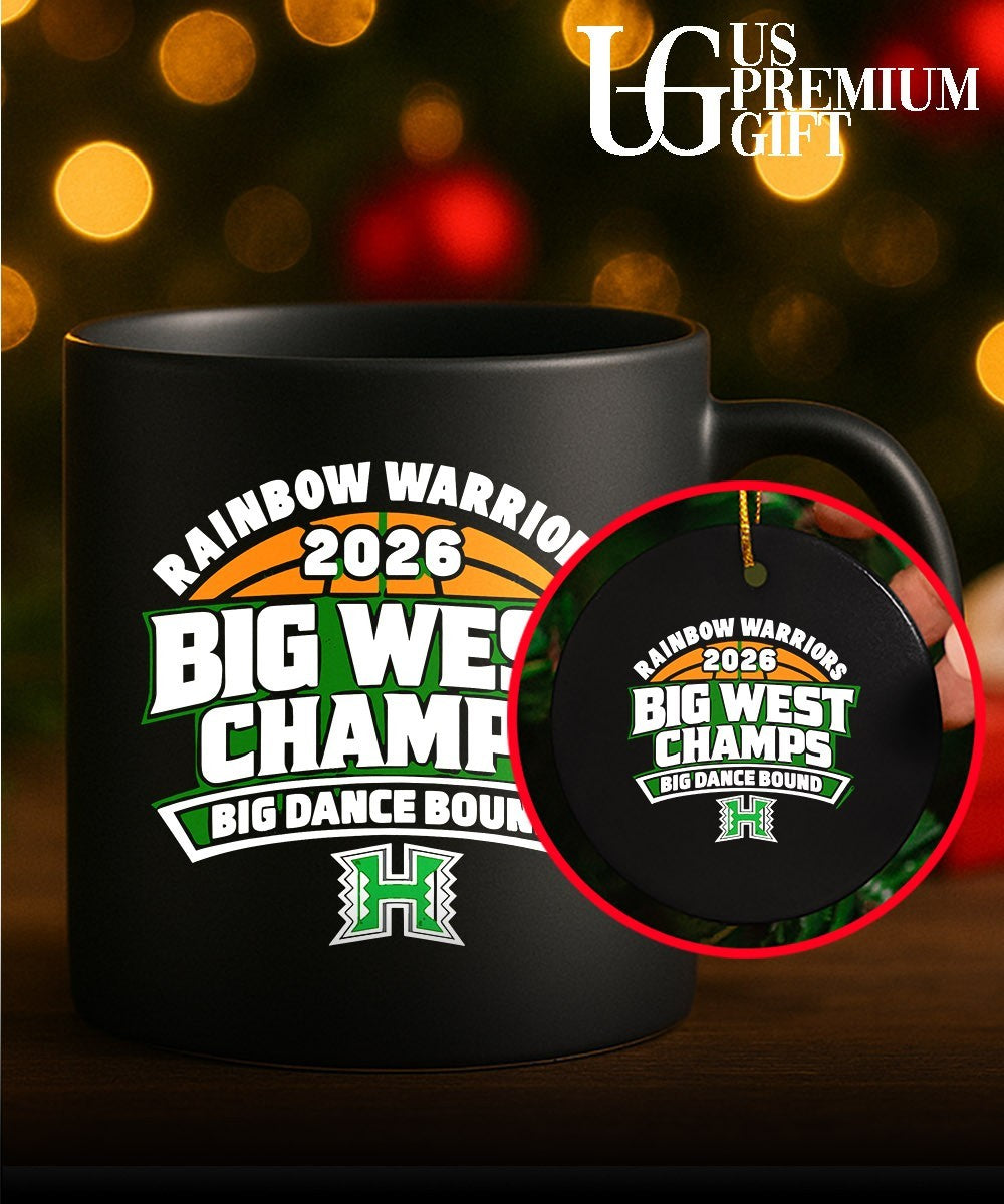 Hawaii Rainbow Warriors 2026 Big West Champs Big Dance Bound shirt