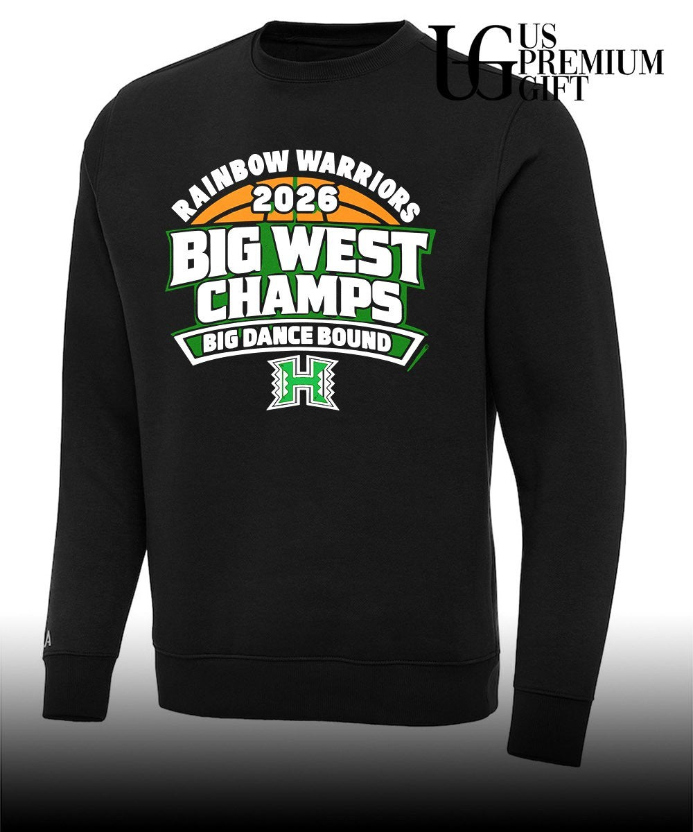 Hawaii Rainbow Warriors 2026 Big West Champs Big Dance Bound shirt