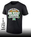 Hawaii Rainbow Warriors 2026 Big West Champs Big Dance Bound shirt