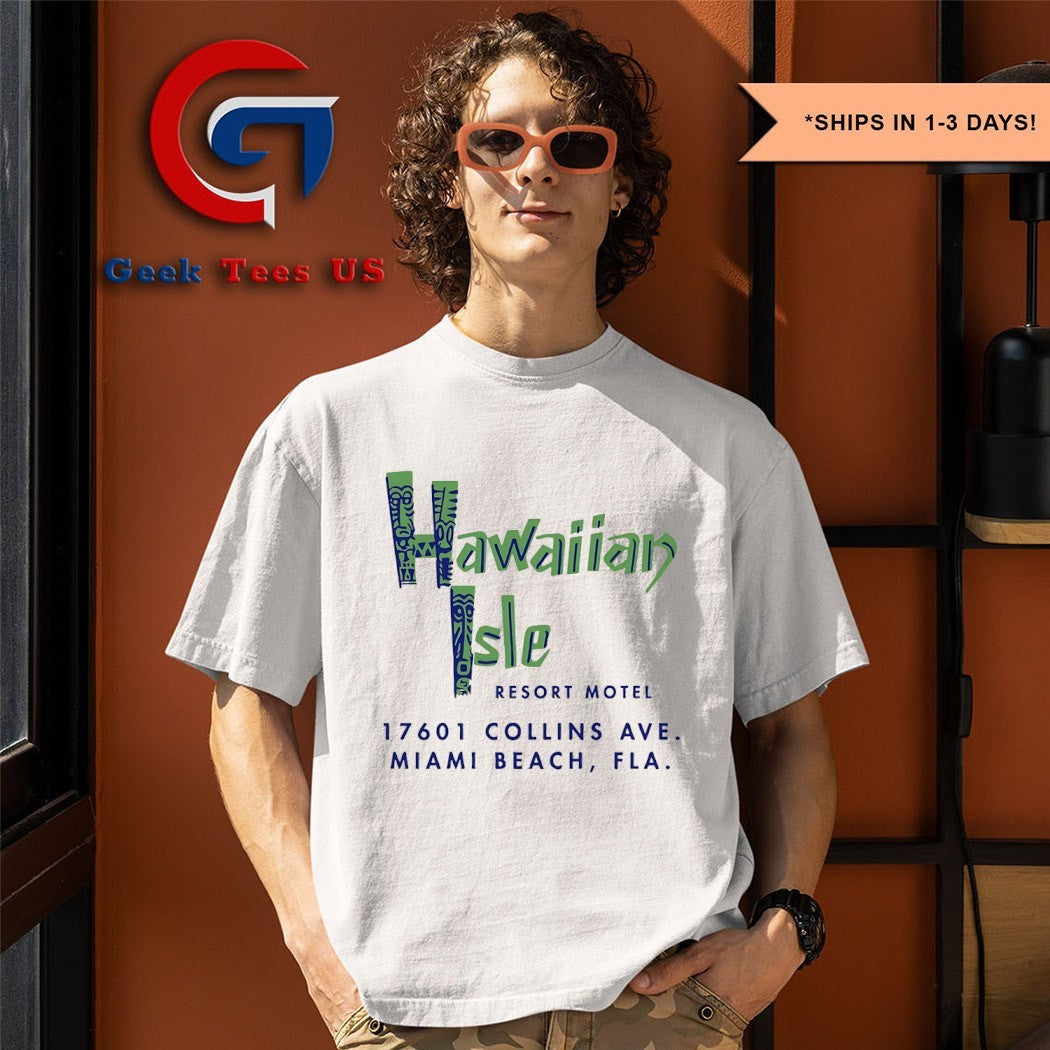 Hawaiian Isle Resort Motel logo shirt