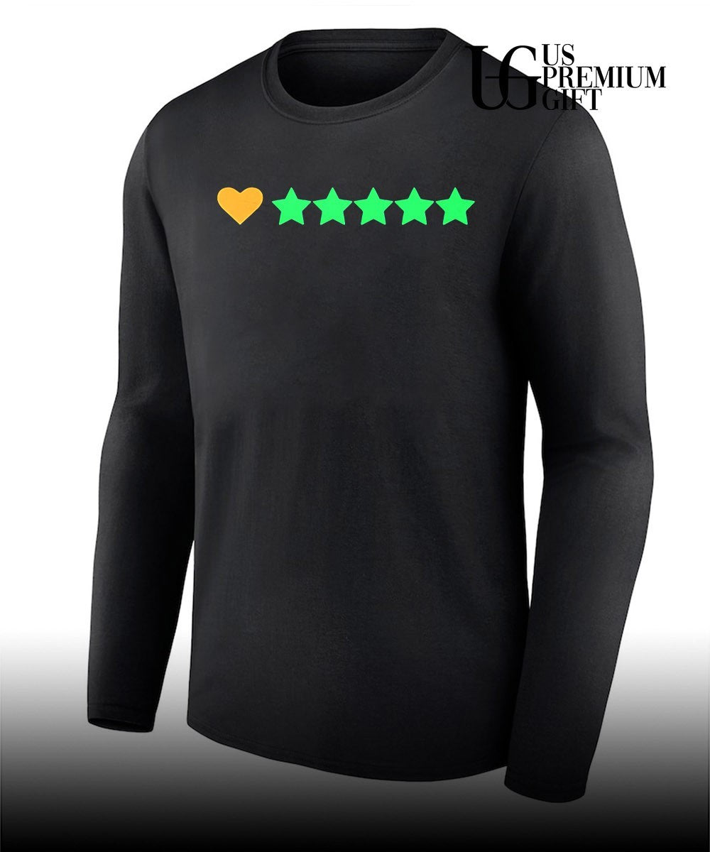 Heart rated 5 stars shirt